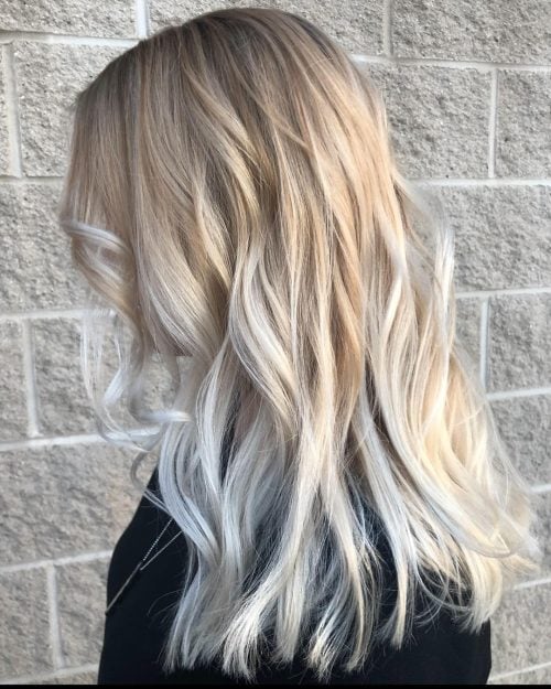 Beautiful Icy Blonde Ombre