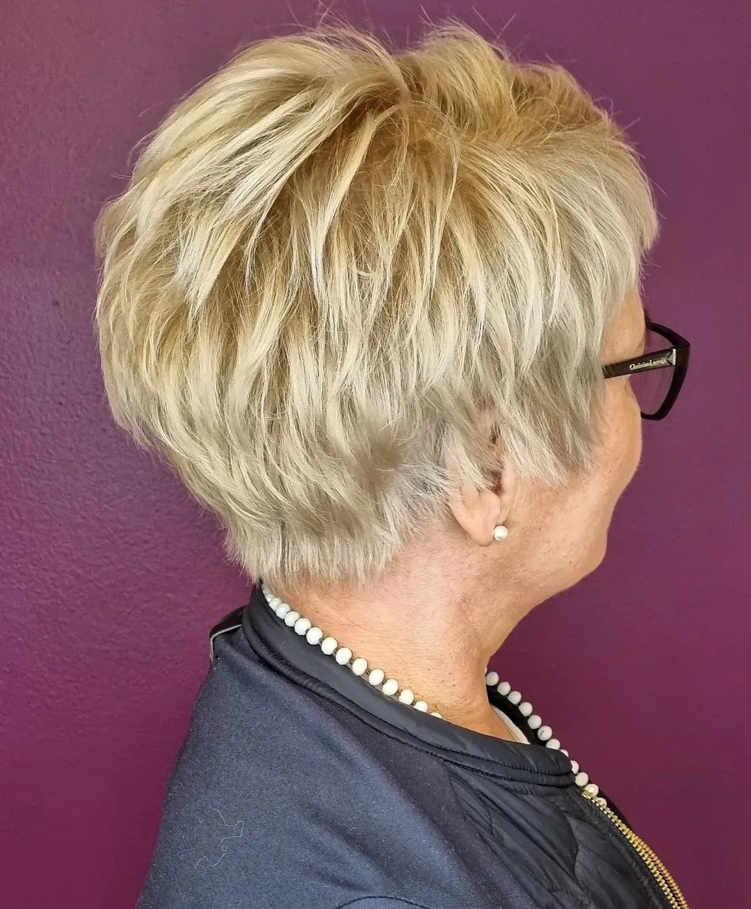 Piece-y Blonde Pixie for Women Over 60