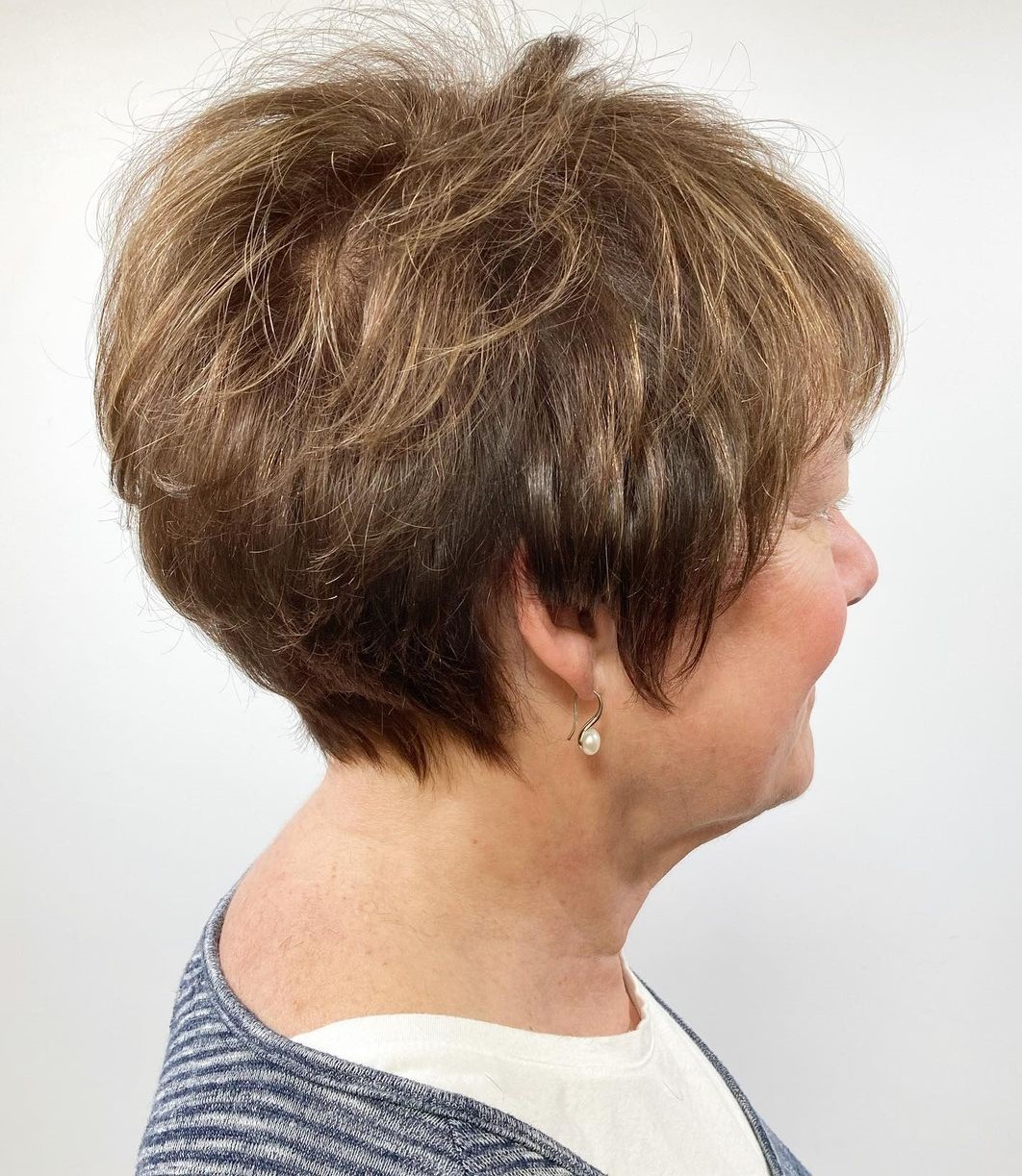 Textured Pixie for Thinning Hair