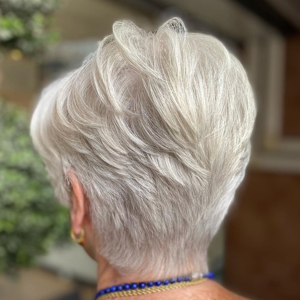 Short Tapered Pixie Over 60