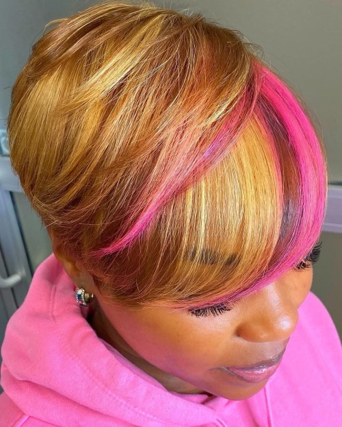 Colorful Short Cut for Fine Locks