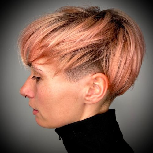 Layered Bixie with Hideable Undercut