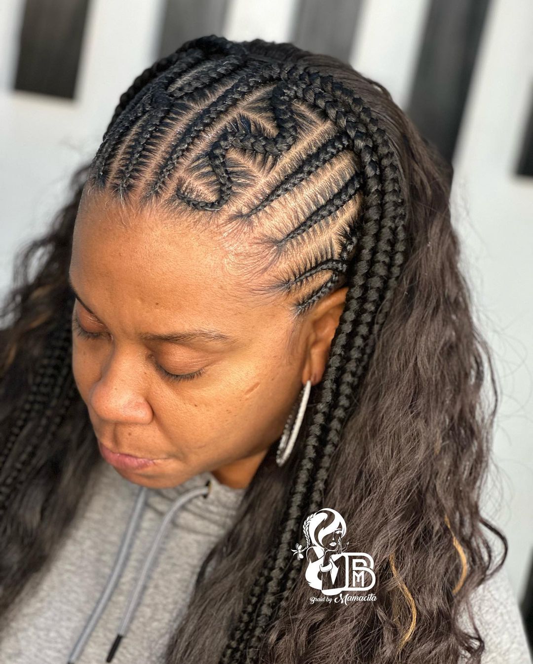 Weave with Stitch Braids in the Front