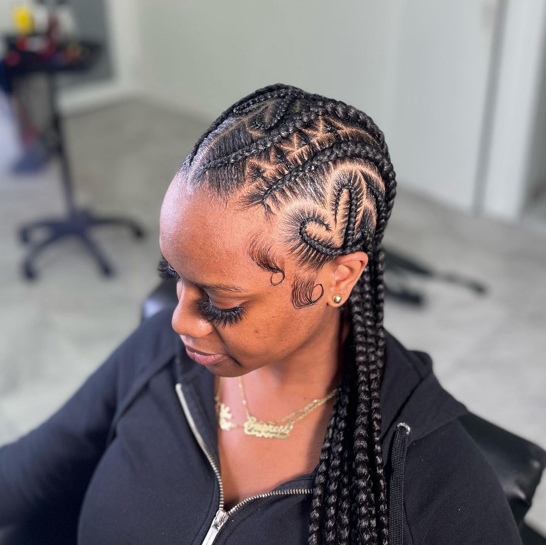 Creative Stitch Braids Design with Multiple Patterns