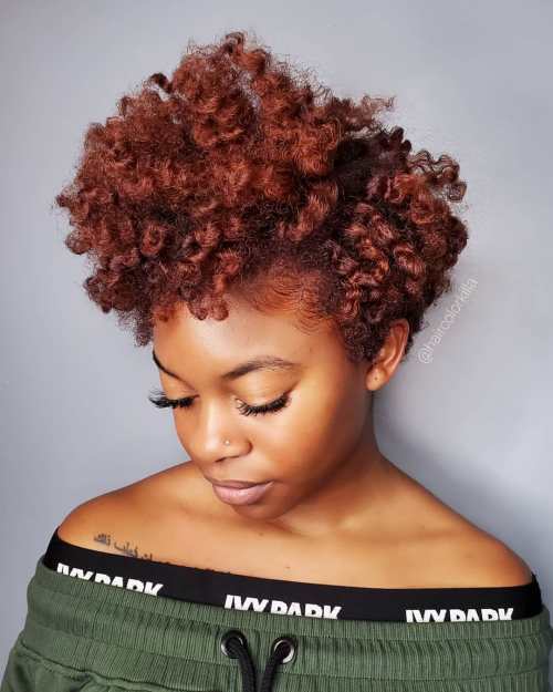 Mahogany Hue for Darker Skin Tones