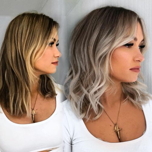 White Blonde Highlights on Ash Base