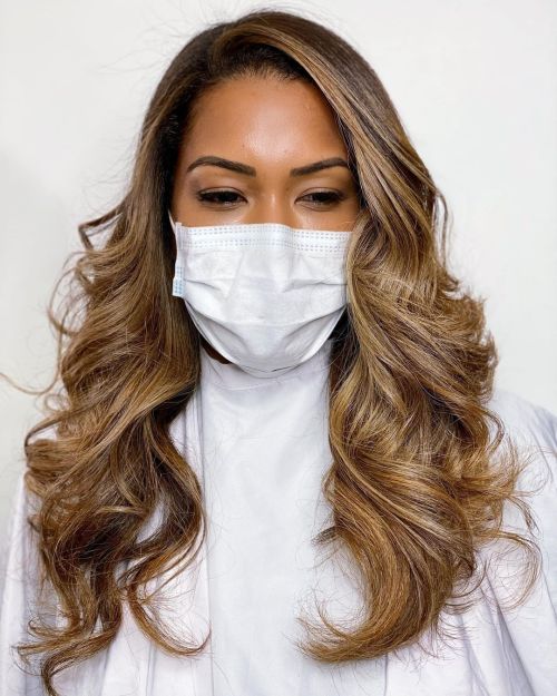 Balayage on Natural Black Hair