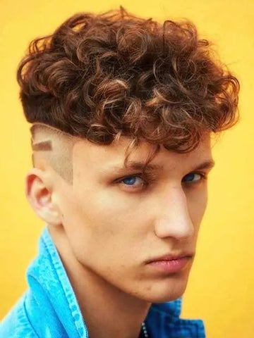 High Taper Fade Haircut Curly Hair