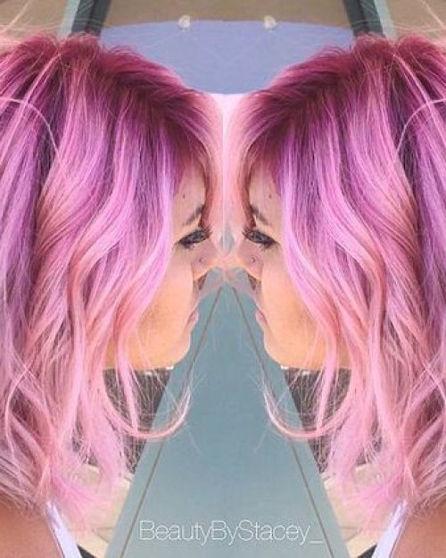 Medium Pastel Pink Ombre