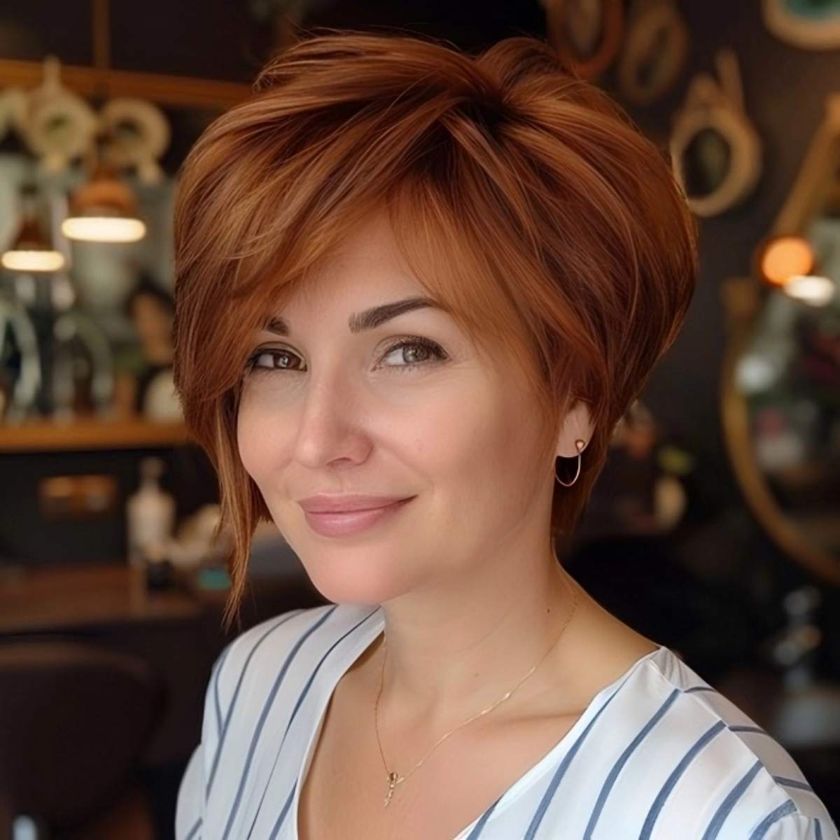 Longer Pixie Cut for Women Over 40