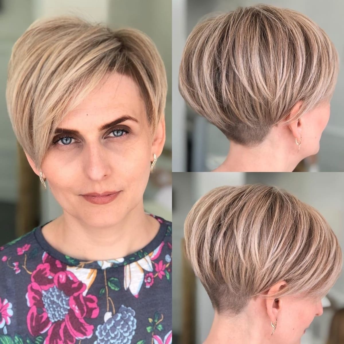 Texturized long pixie