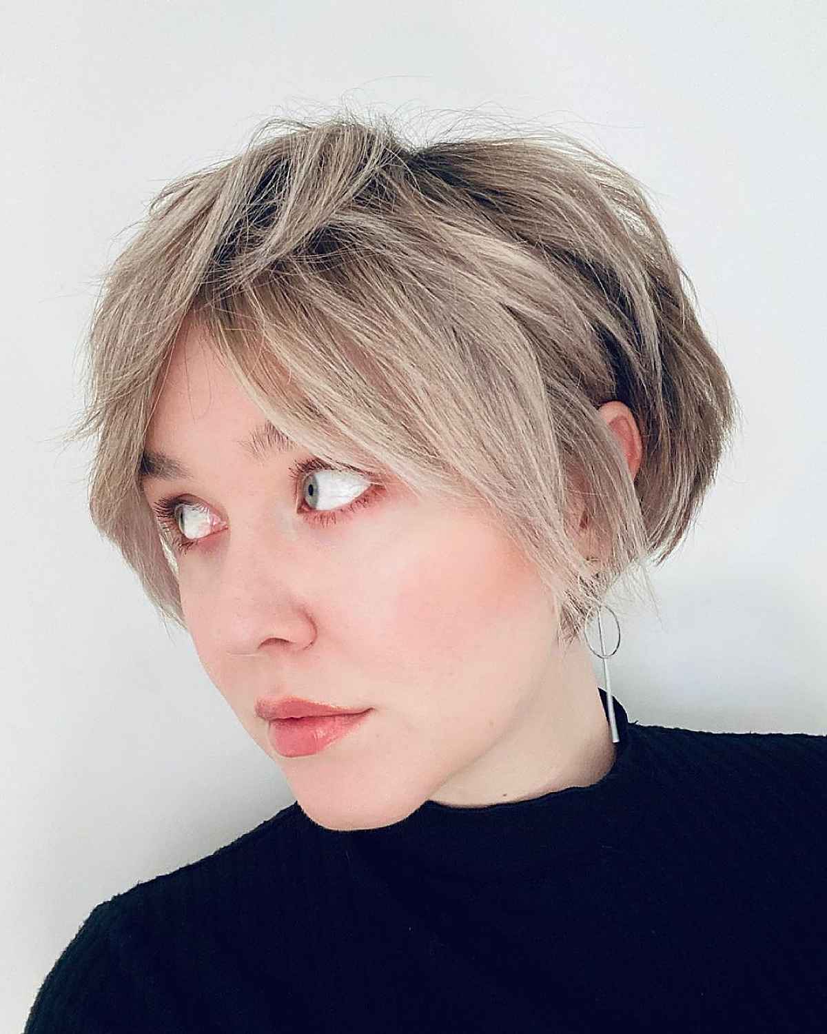 Layered Pixie Bob Cut