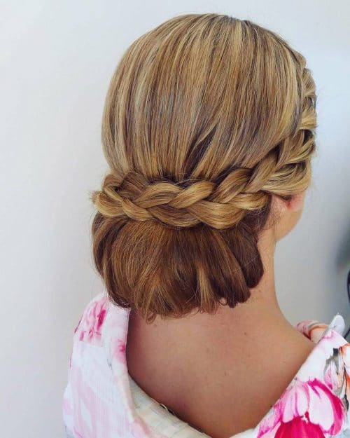 Sophisticated Chignon Braided Updo