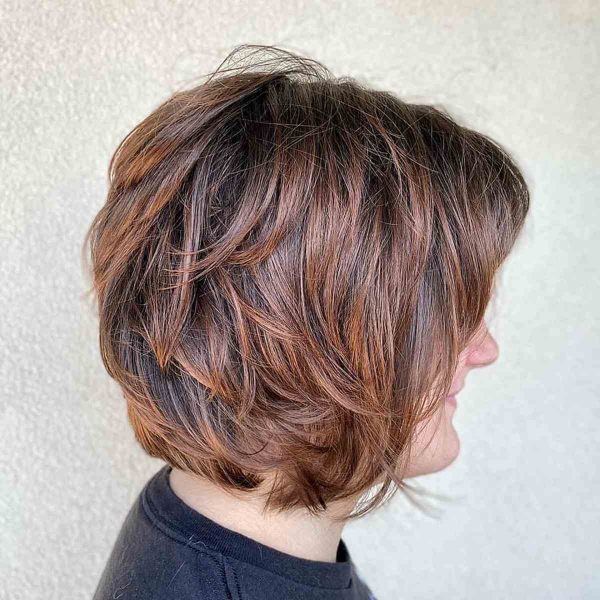 Multi-Layered Short Hair