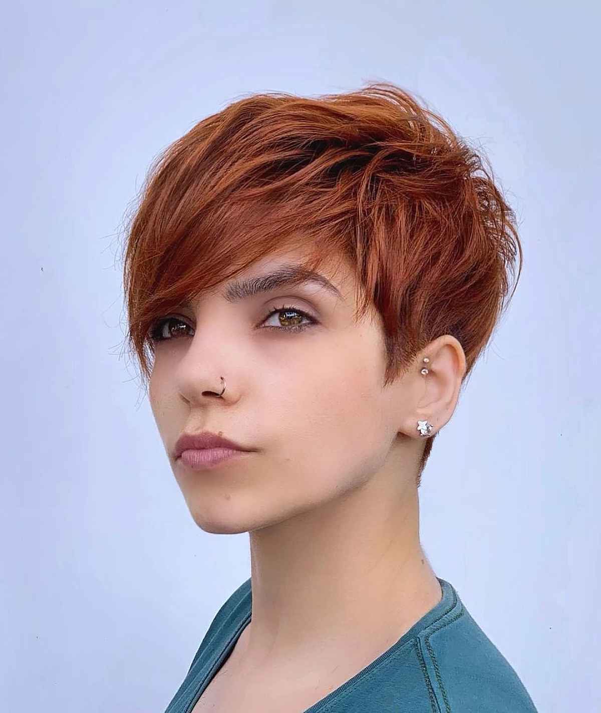 edgy pixie undercut style