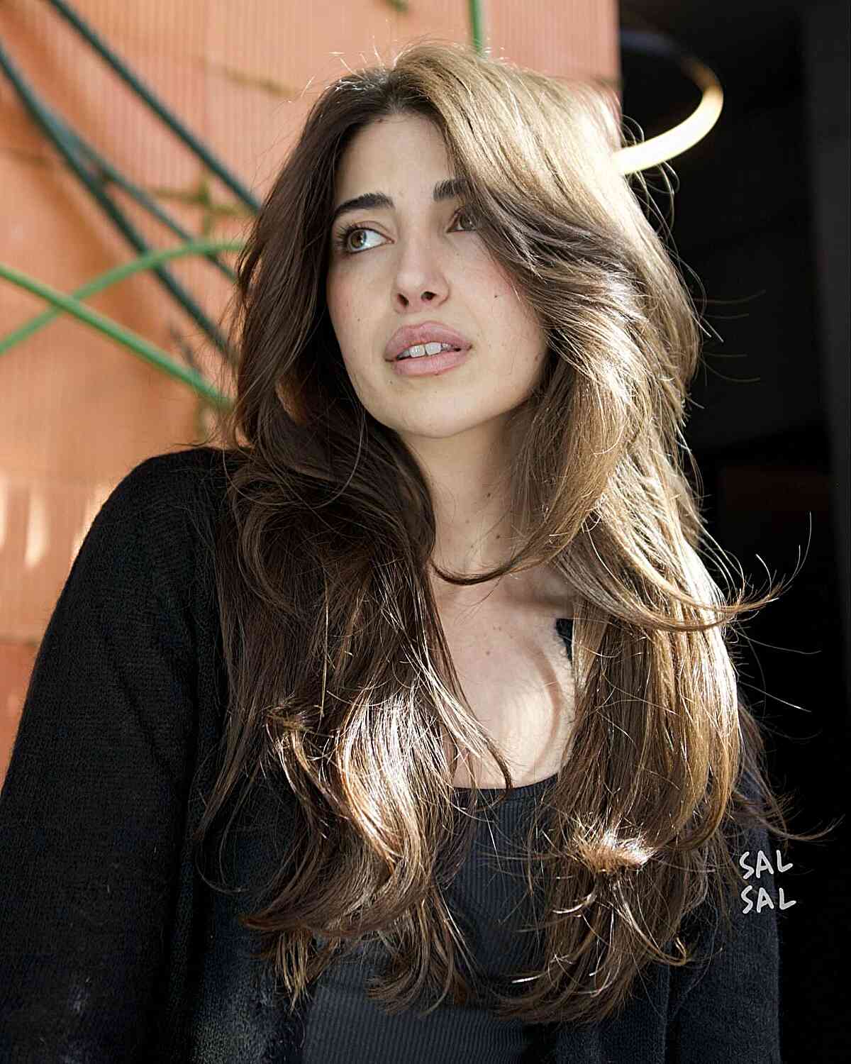 Soulful Layered Long Thick Hair