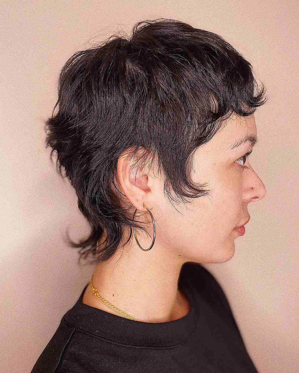 Shaggy Wispy Pixie Mullet with Flipped Ends