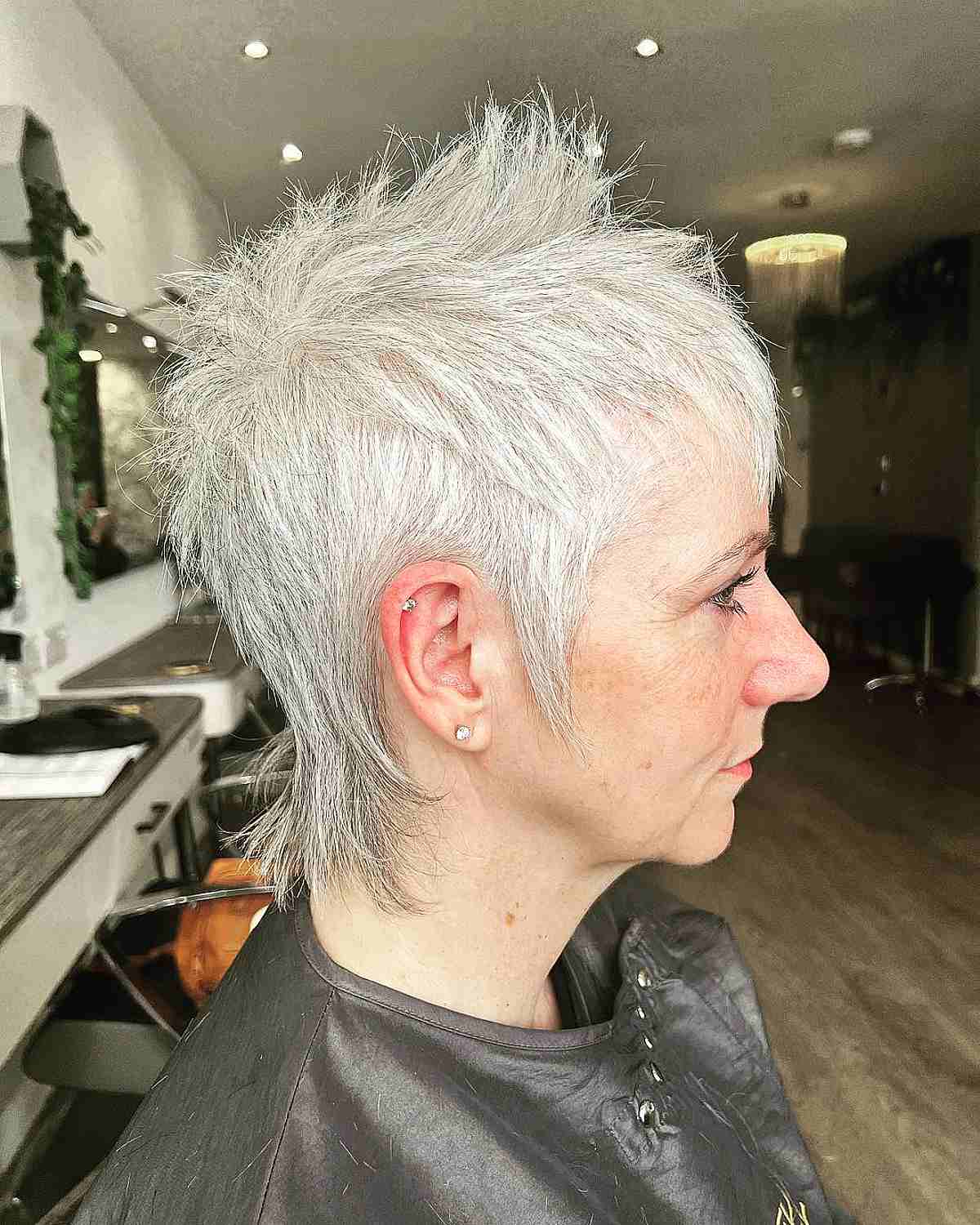 Edgy Shaggy Pixie Mullet for Thin Hair