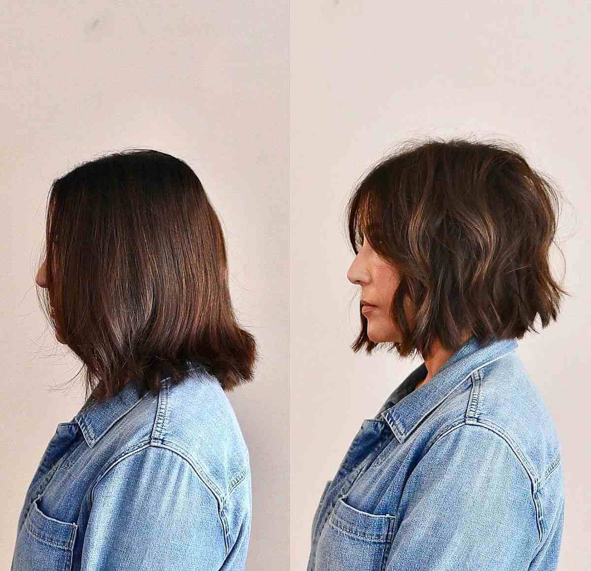 Modern Choppy Bob for Fine-Haired Women