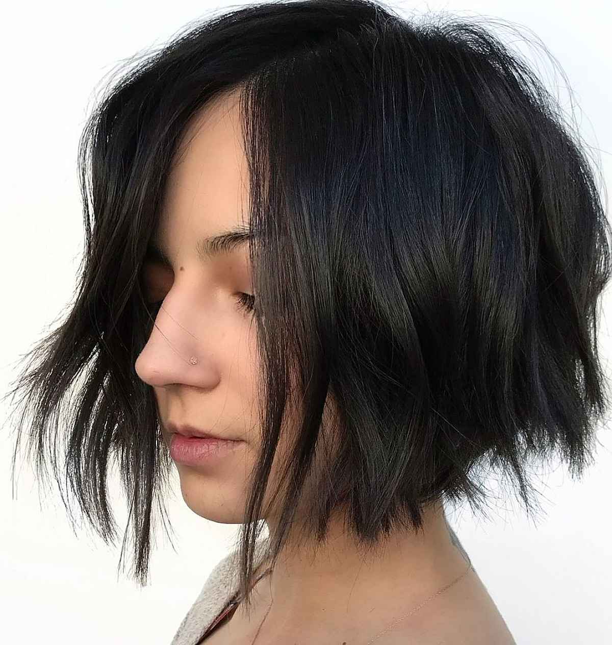 Jaw-Length Tousled Bob