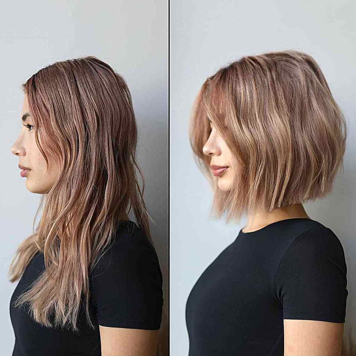 Neck-Length Softly Blunt Cut Bob