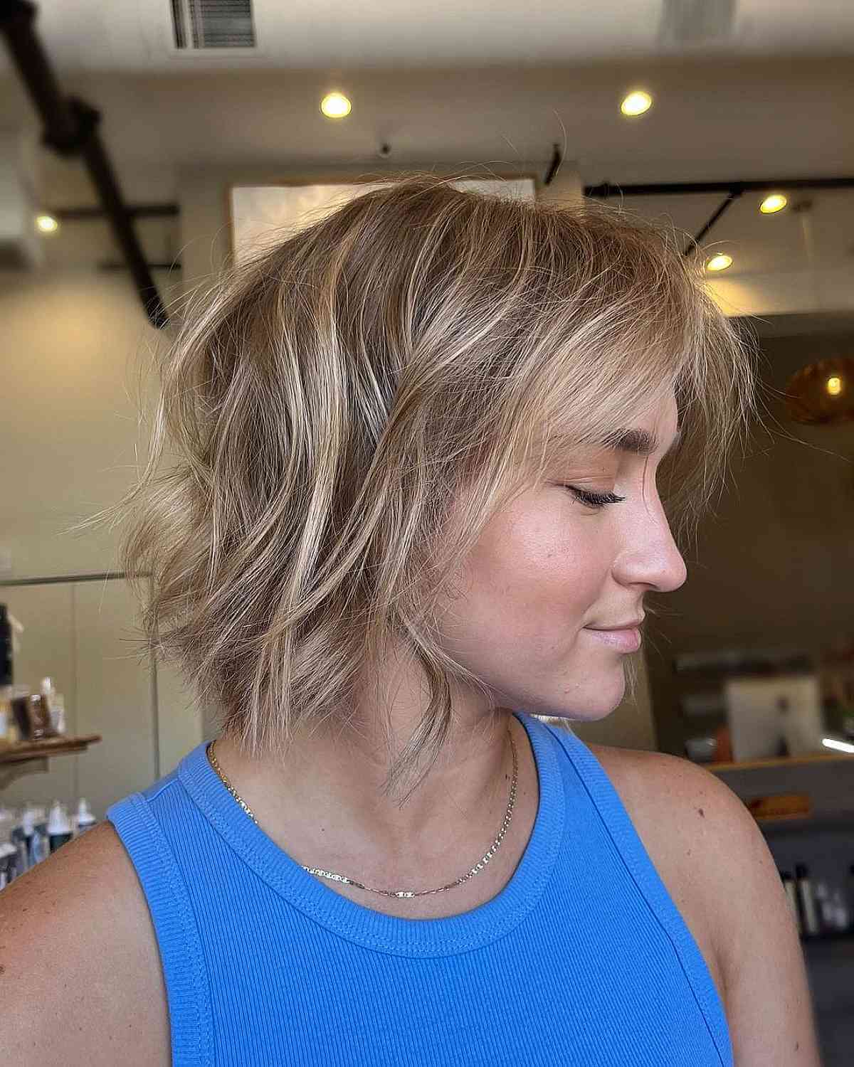 Sweet Choppy Cut for Fine Thin Hair