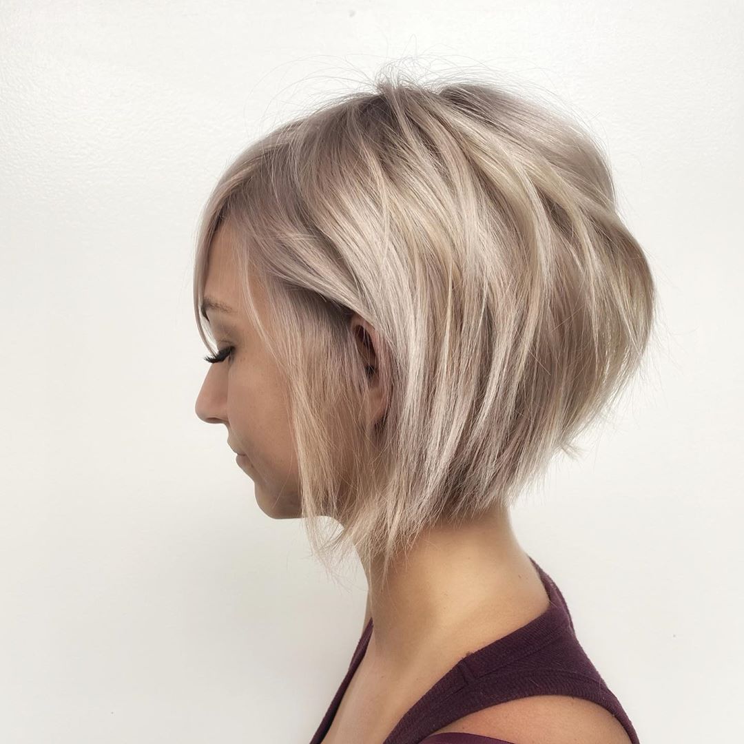 Flattering Short Choppy Layered Cut