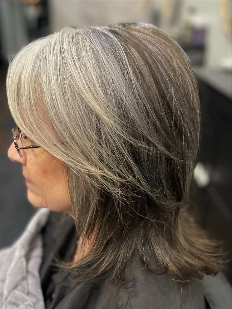 Gray Shag for Senior Women