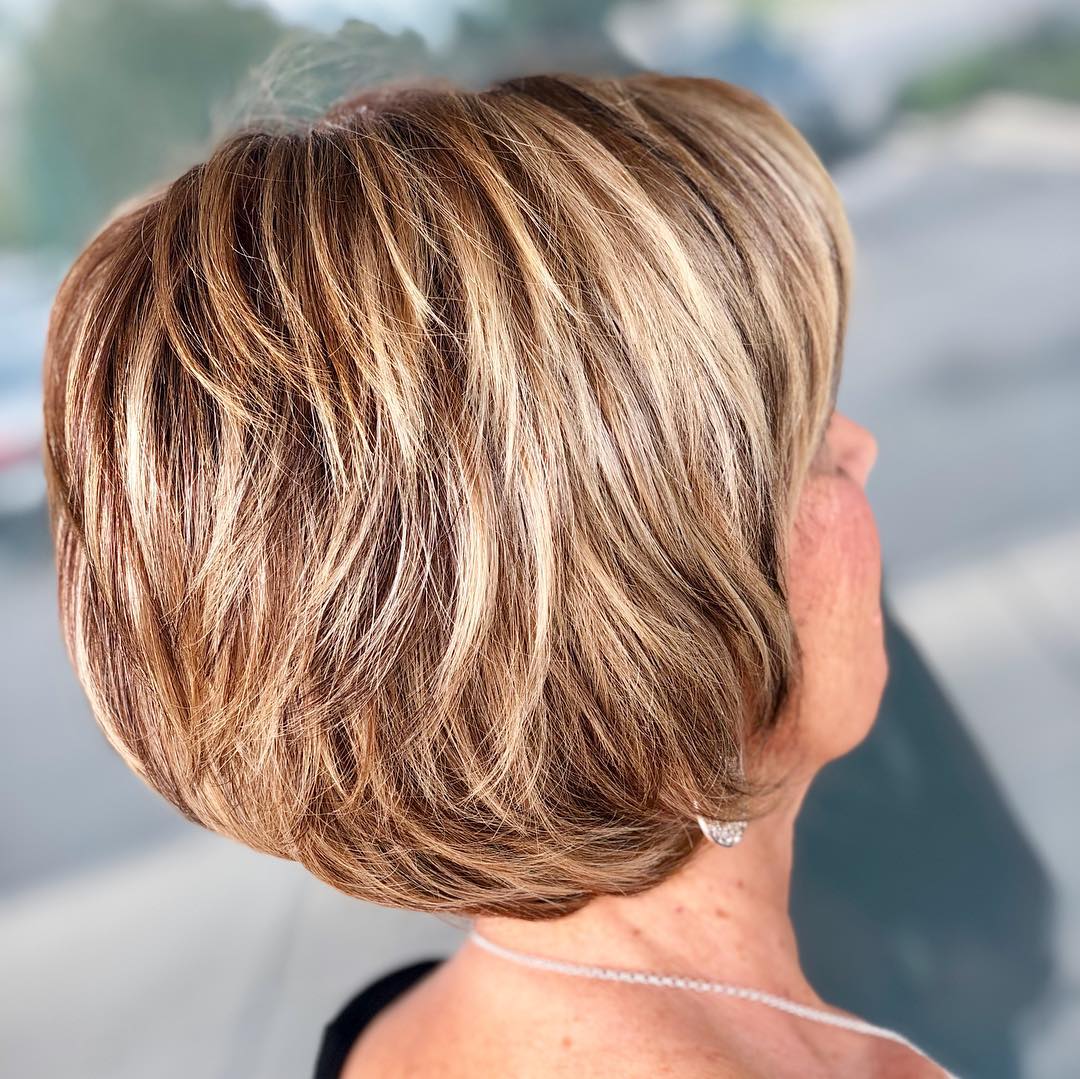 Feathered Bob for Seniors