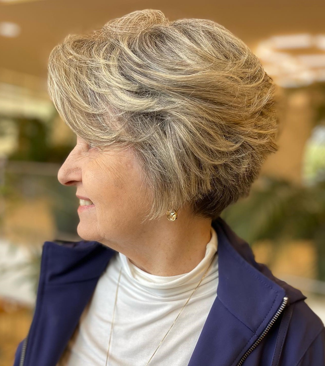 Feathered Pixie Bob for Older Women