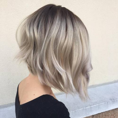 Platinum Balayage Bob