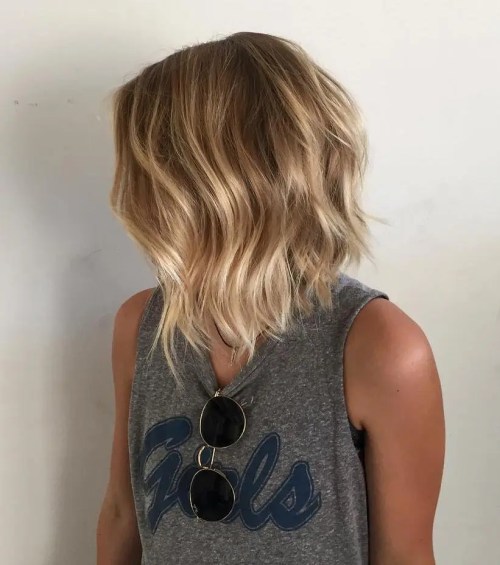 Blonde Balayage Bob