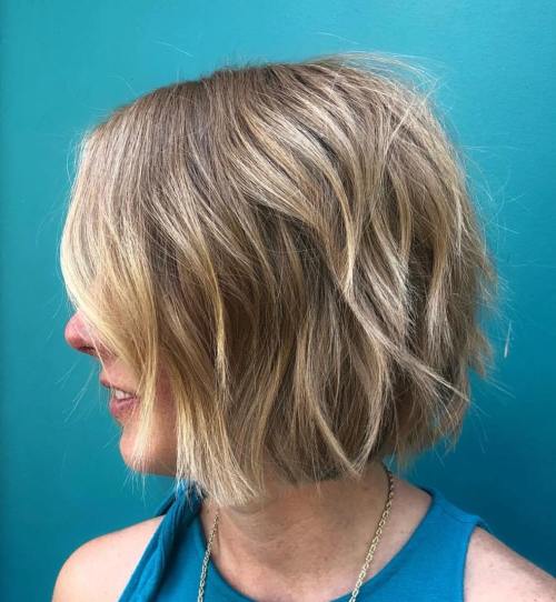 Chin-Length Razored Bob