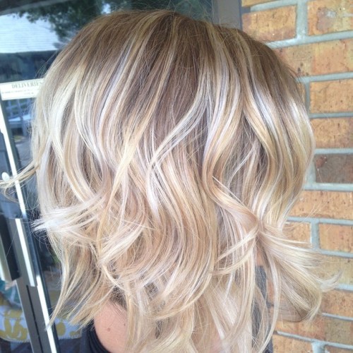 Layered Cut With Balayage