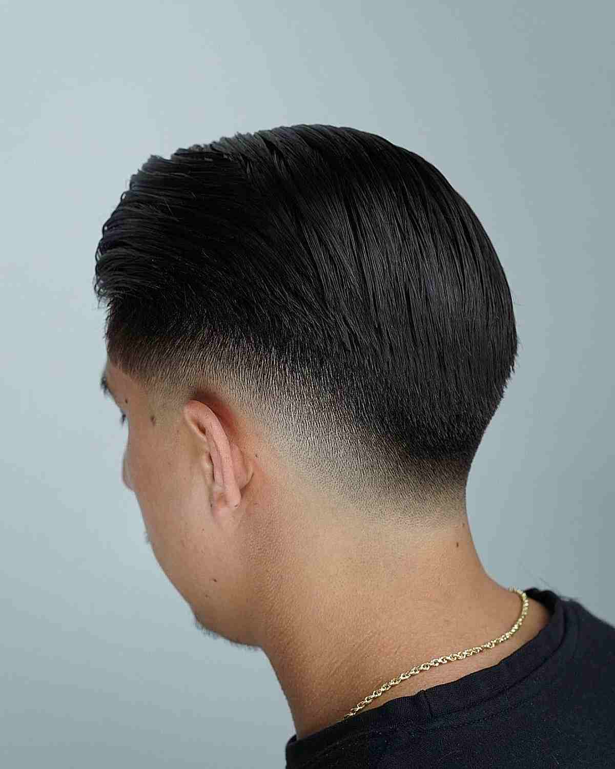 Dapper Mid-Fade Pompadour for Men