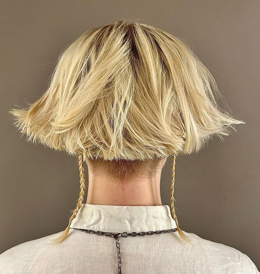 Undercut Bob with Micro Fringe