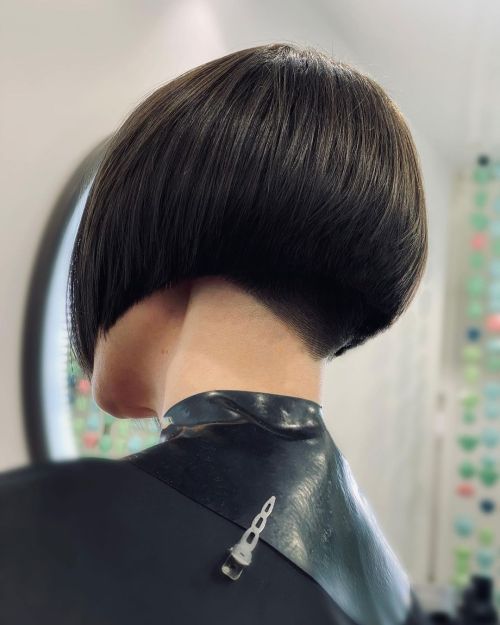 Neckline Bob with Undercut Nape