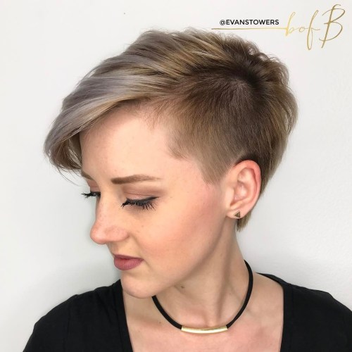 Pixie With Temple Undercut