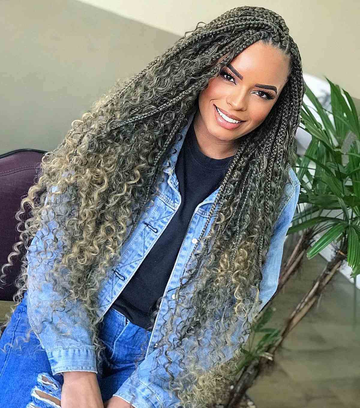 Attention-Grabbing Jumbo Box Braids