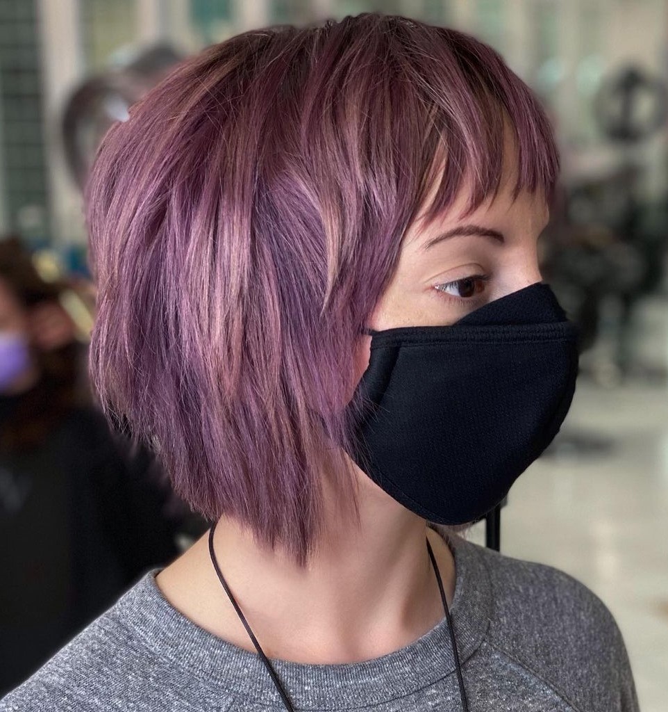 Short Bob Shag Haircut