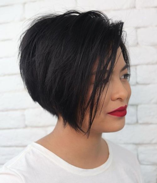 Sharp and Dark Bob Pixie