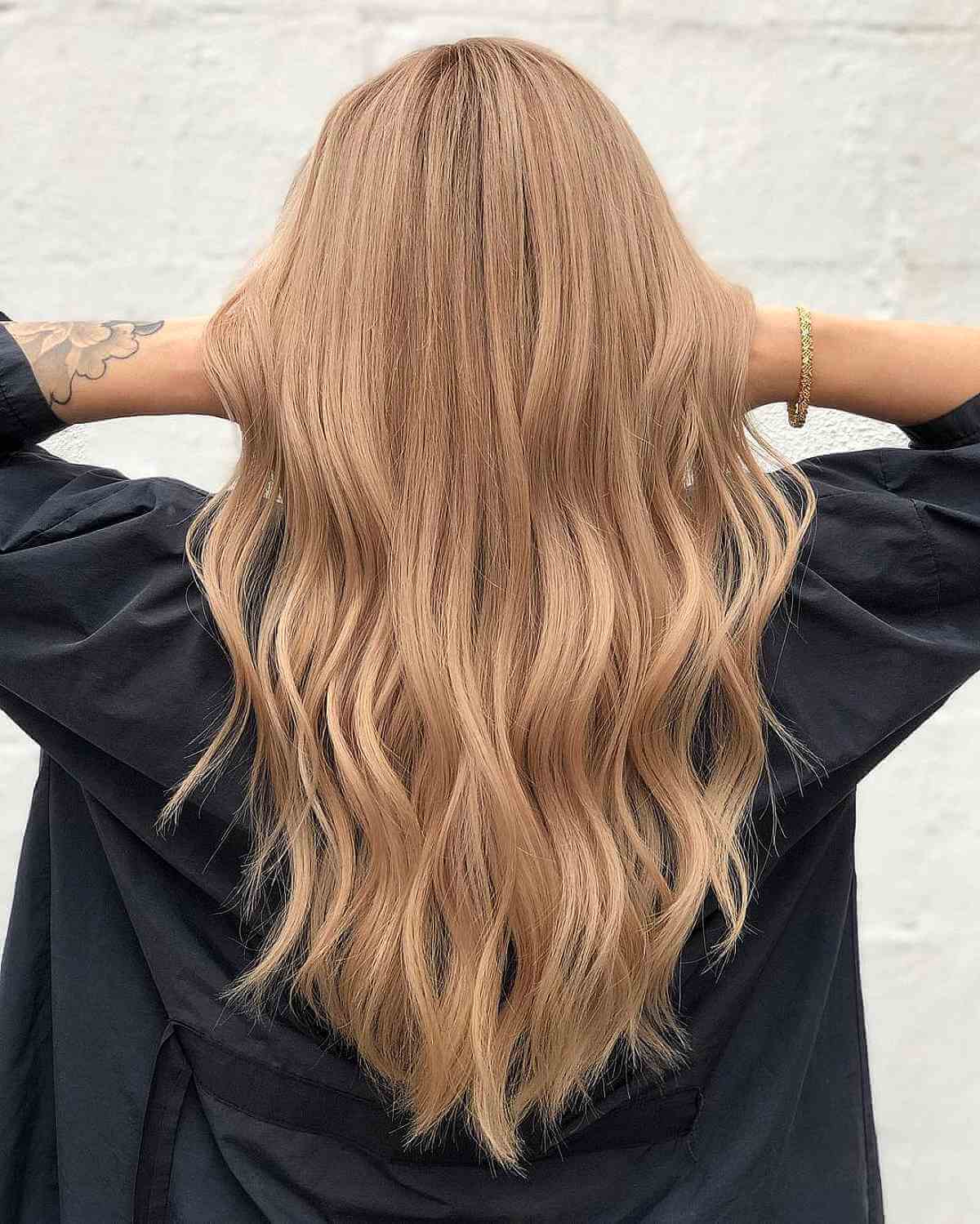 Soft Pastel Sandy Blonde Hair