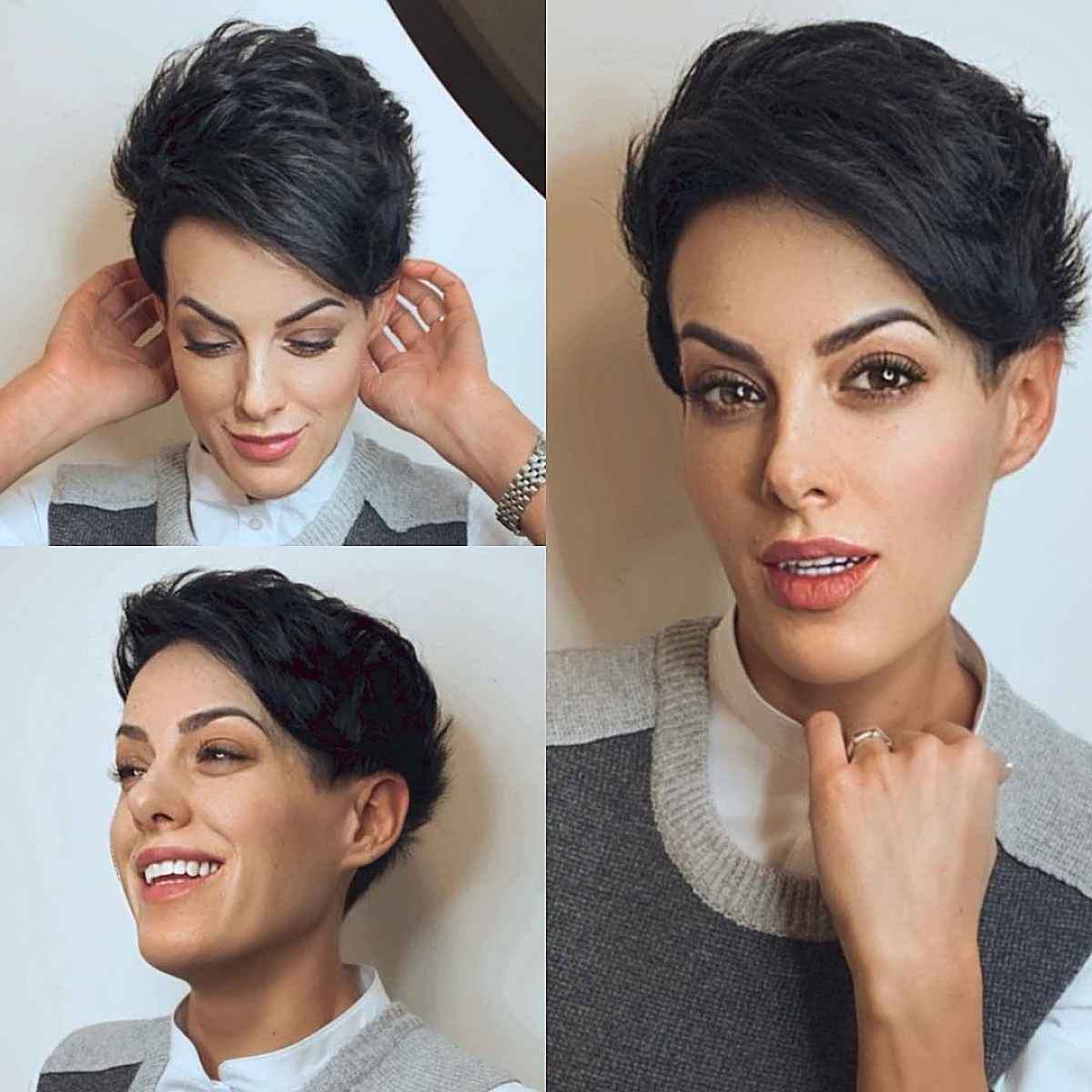 Short Pixie with Layers for Thick Hair