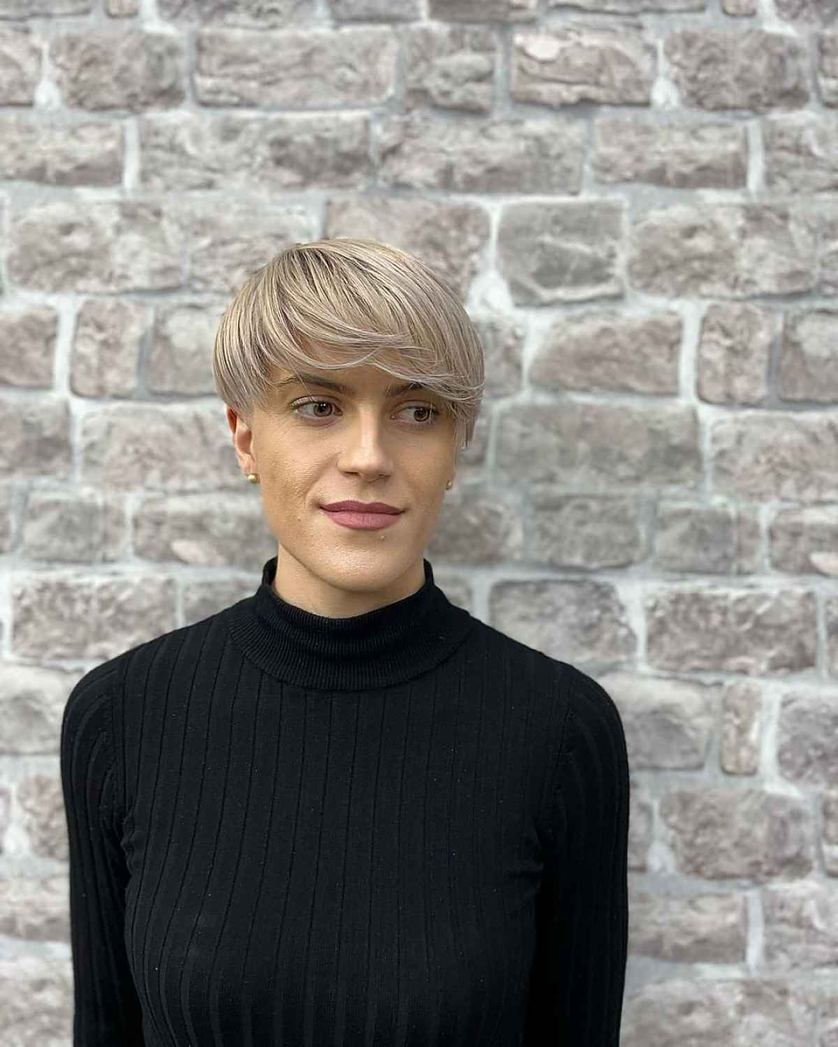 Long Full Fringe on a Pixie