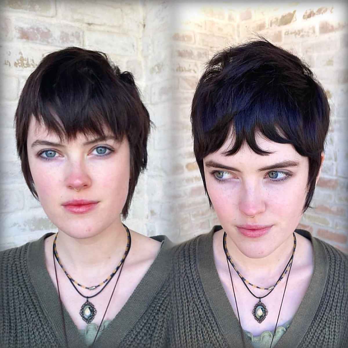 Face-Framing Pixie Cut with Bangs