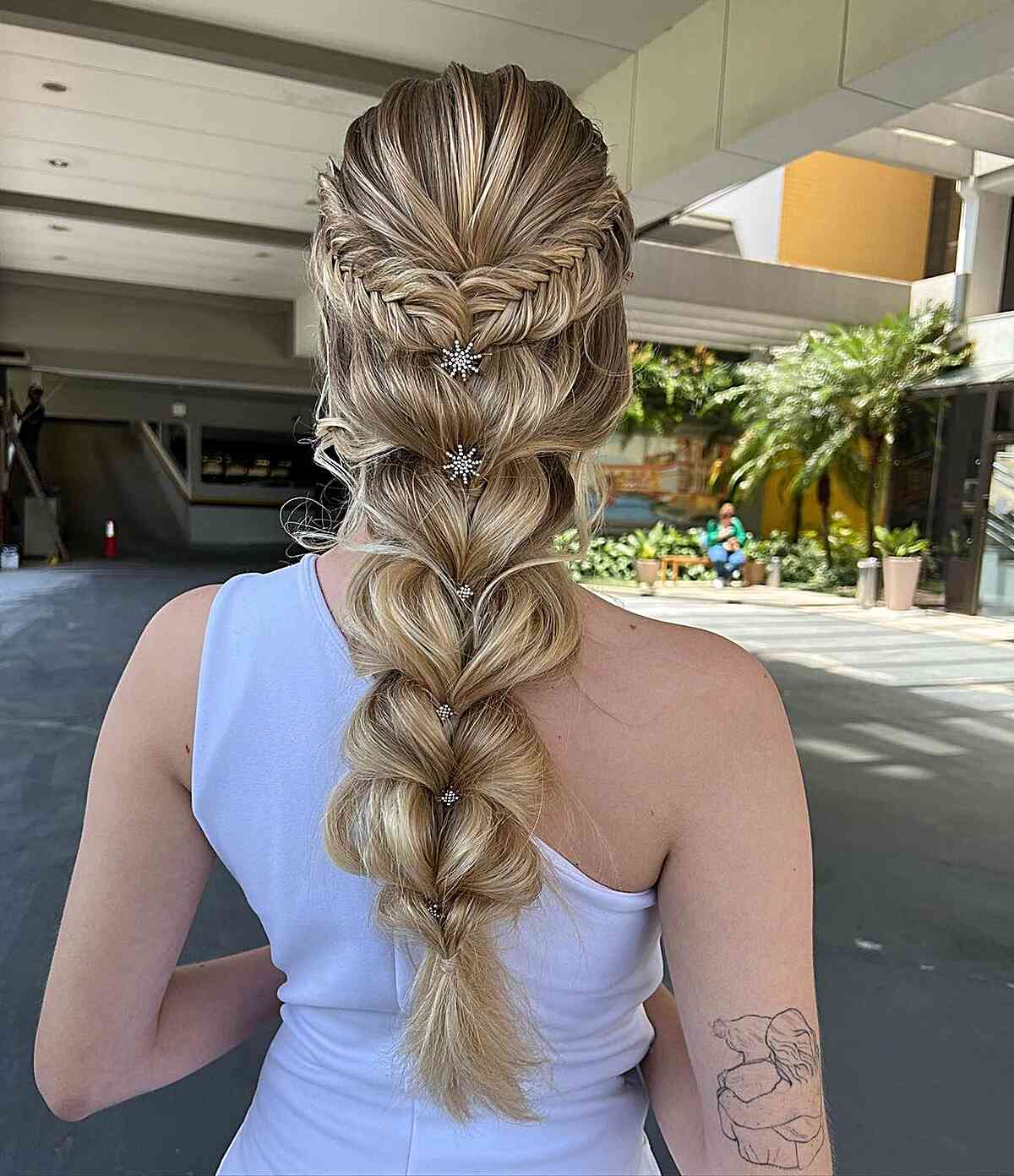 Double Braided Updo Babe