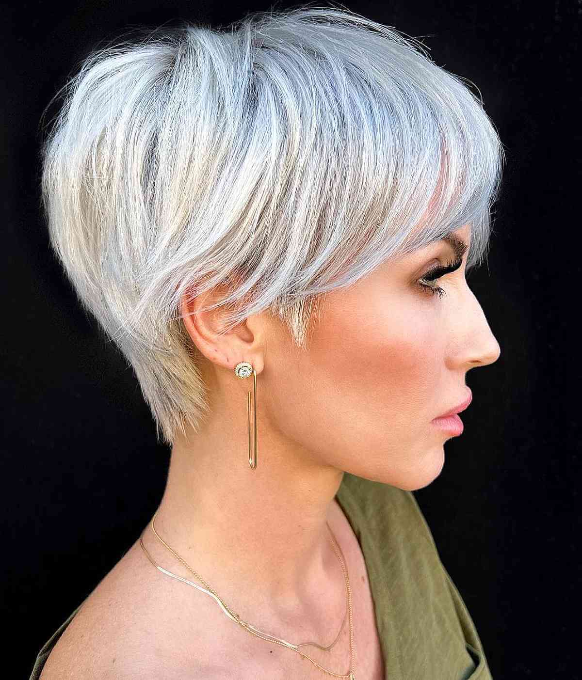 Platinum Blonde on Bixie Hair