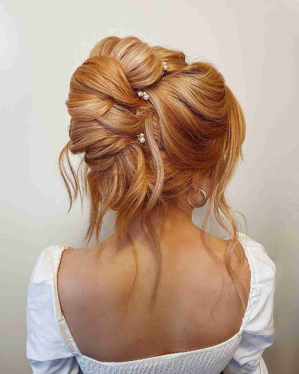 Romantic Long Loose Updo