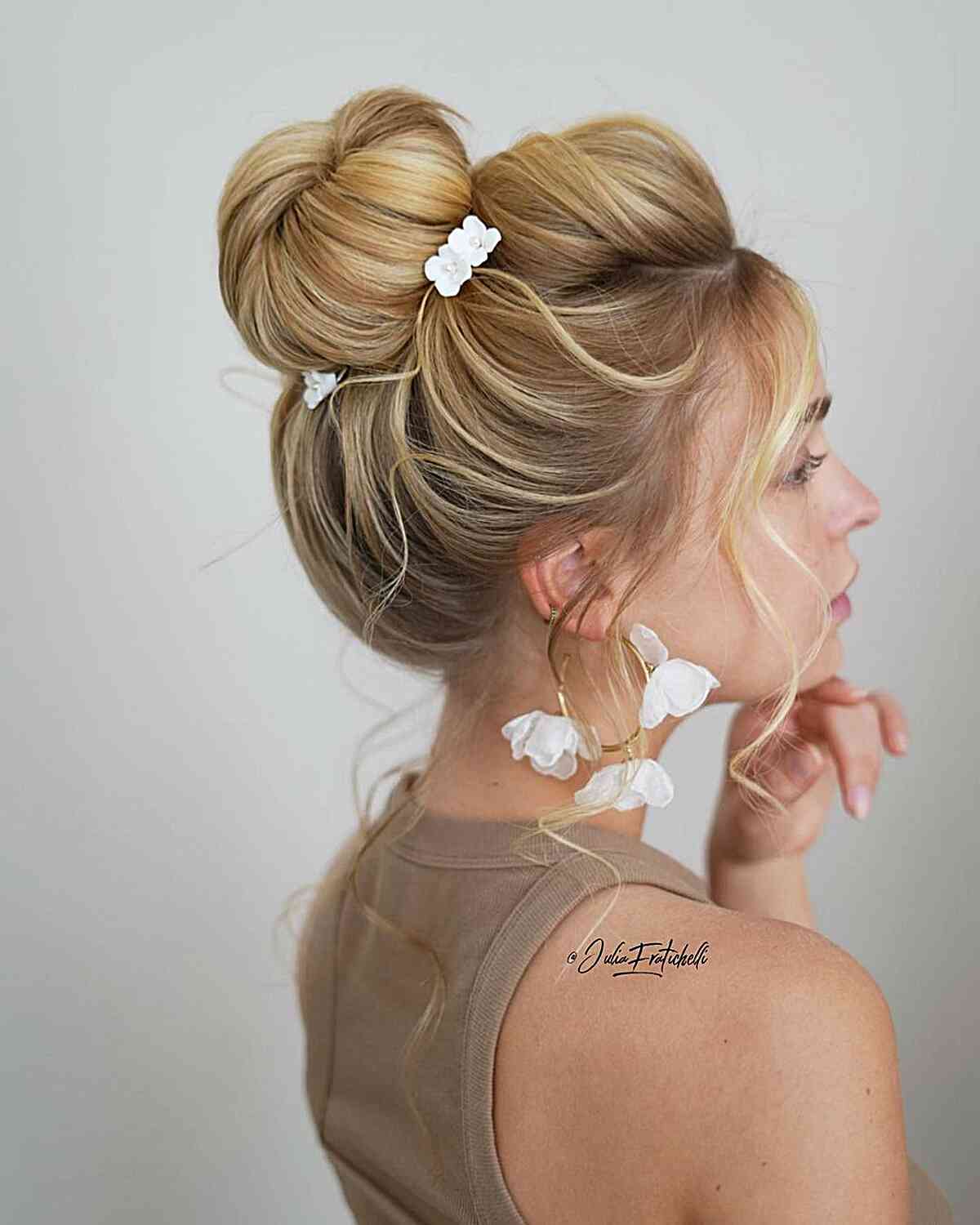 Long Easy Updo Sock Bun