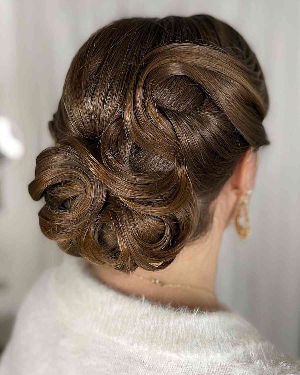 Easy Long Vintage Updo